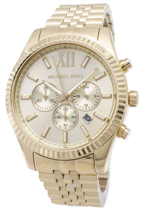 mk 8244 michael kors|Michael Kors lexington champagne watch.